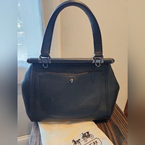 Coach Drifter Tophandle Satchel Willow Floral Tea Rose Applique (54079) - Picture 3 of 16